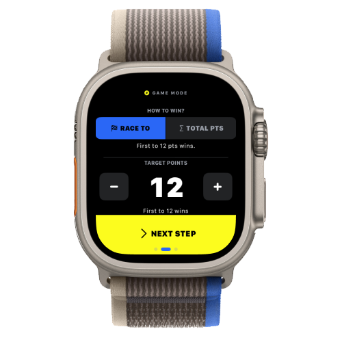 Padel Point 自定义比赛，简易计分设置，Apple Watch