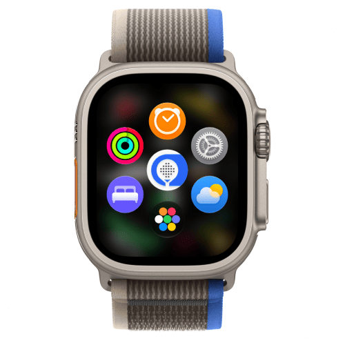 安装后 Apple Watch 上的 Padel Point 主屏幕