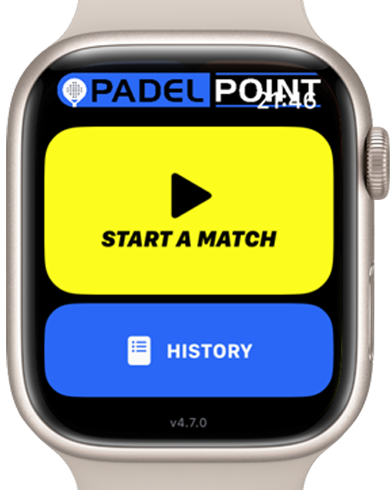 Open Padel Point on Apple Watch