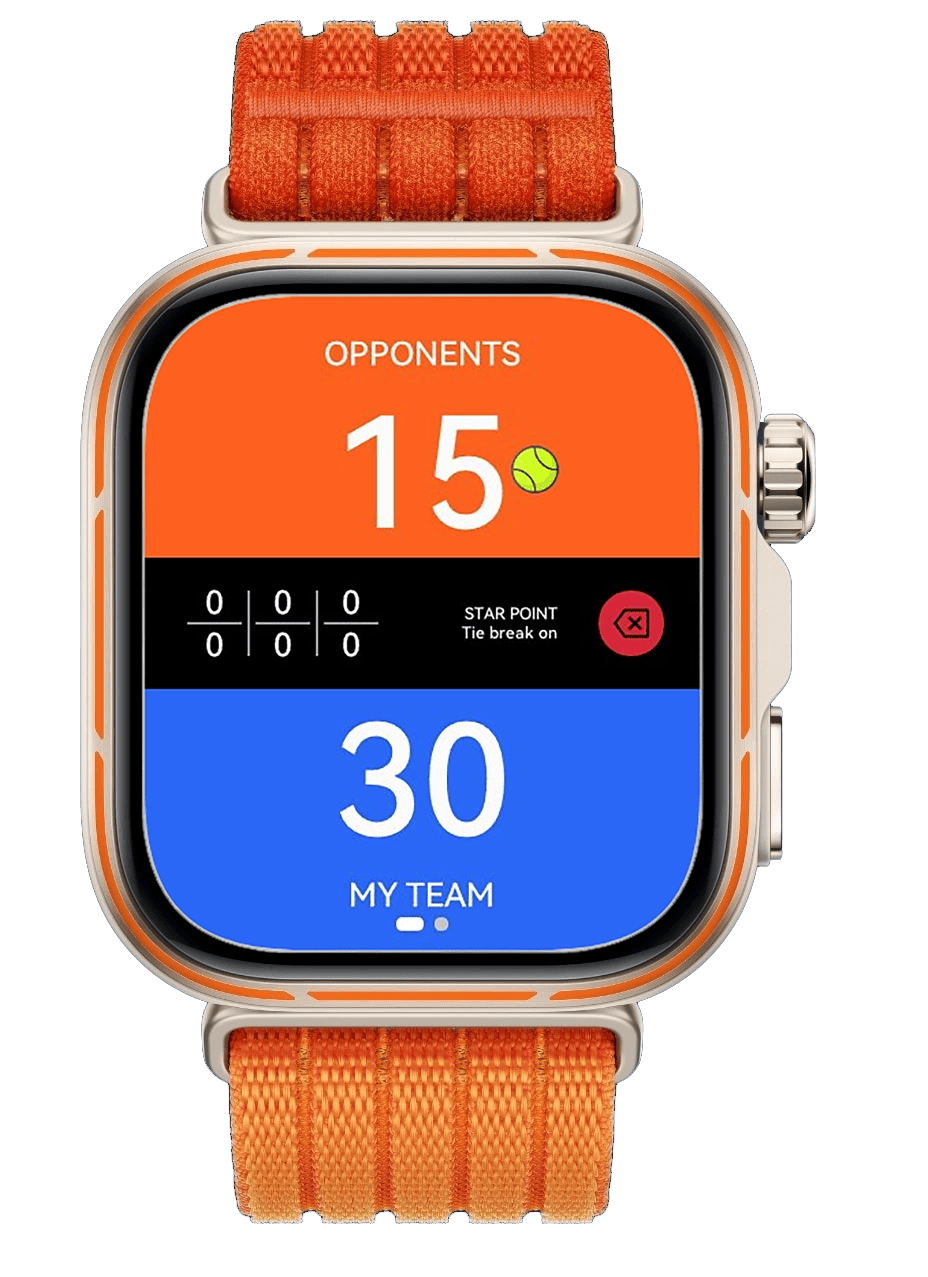 Padel Point on Huawei Watch - score during the game from your wirst