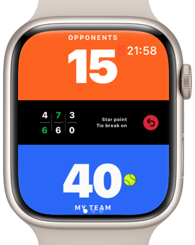 Score live on Apple Watch and Huawei Watch